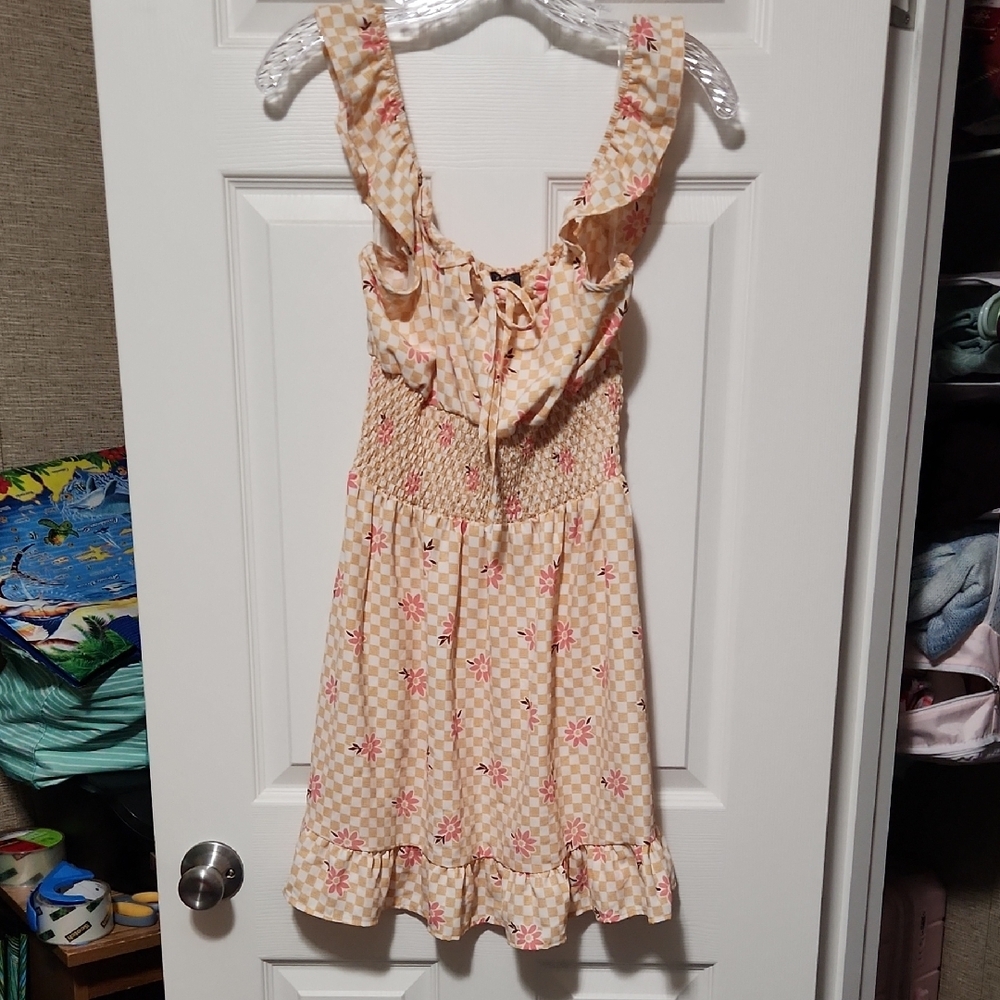 Lily Rose Pink and‎ Cream Juniors Dress